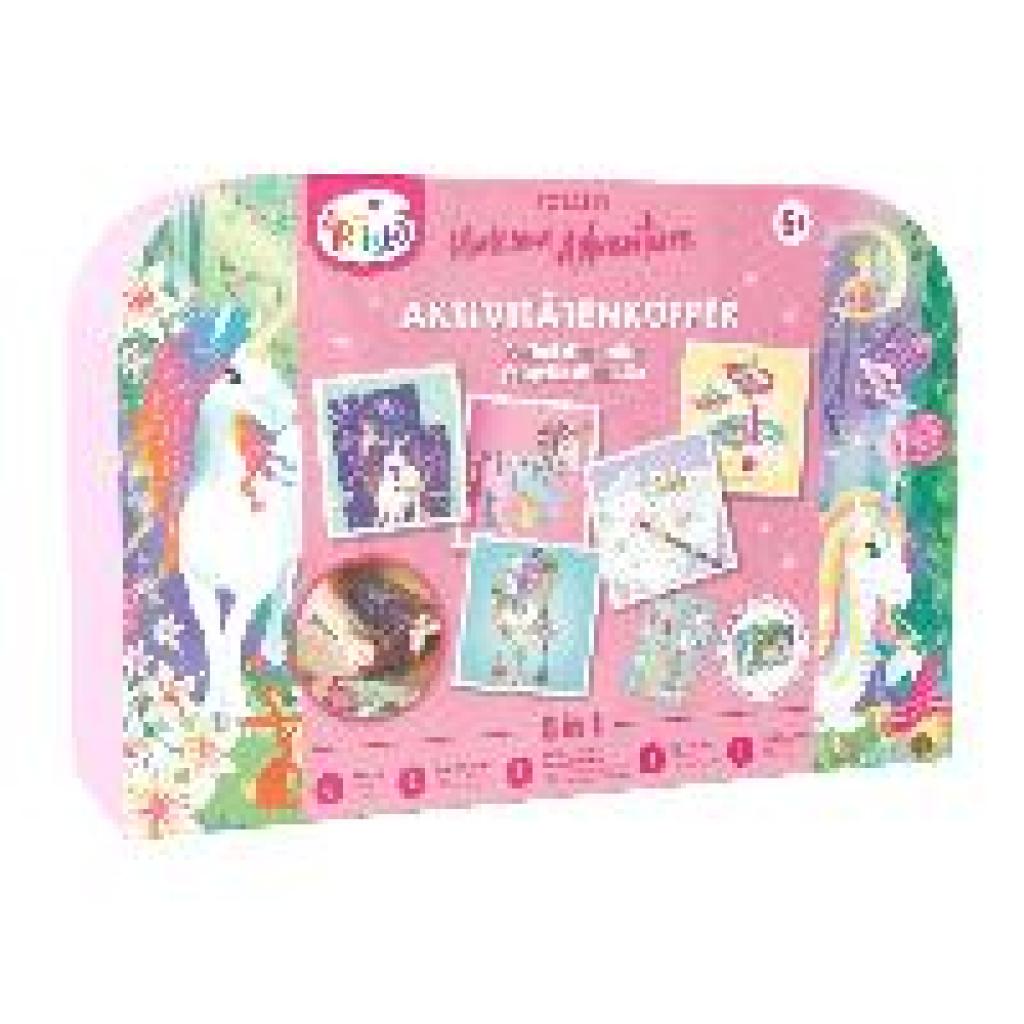 7640250151539 - Kreativset ARTISTA Aktivitätenkoffer Einhorn 5in1 Kreativsets bunt Kinder Bastelbedarf -techniken