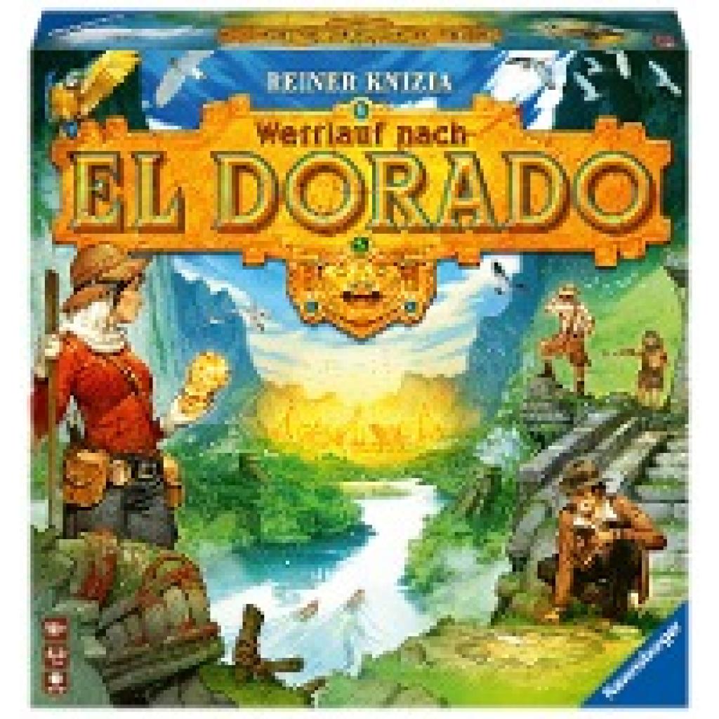 Knizia, Reiner: Ravensburger 26457 - Wettlauf nach El Dorado '23, Strategiespiel, Spiel für Erwachsene und Kinder ab 10 