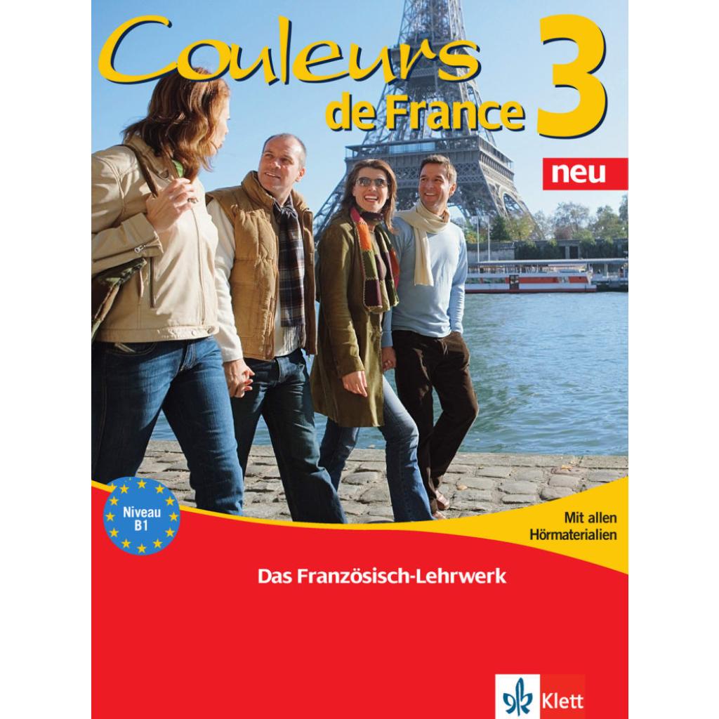 Verger, Nicole: Couleurs de France Neu 3 - Lehr- und Arbeitsbuch mit allen Hörmaterialien