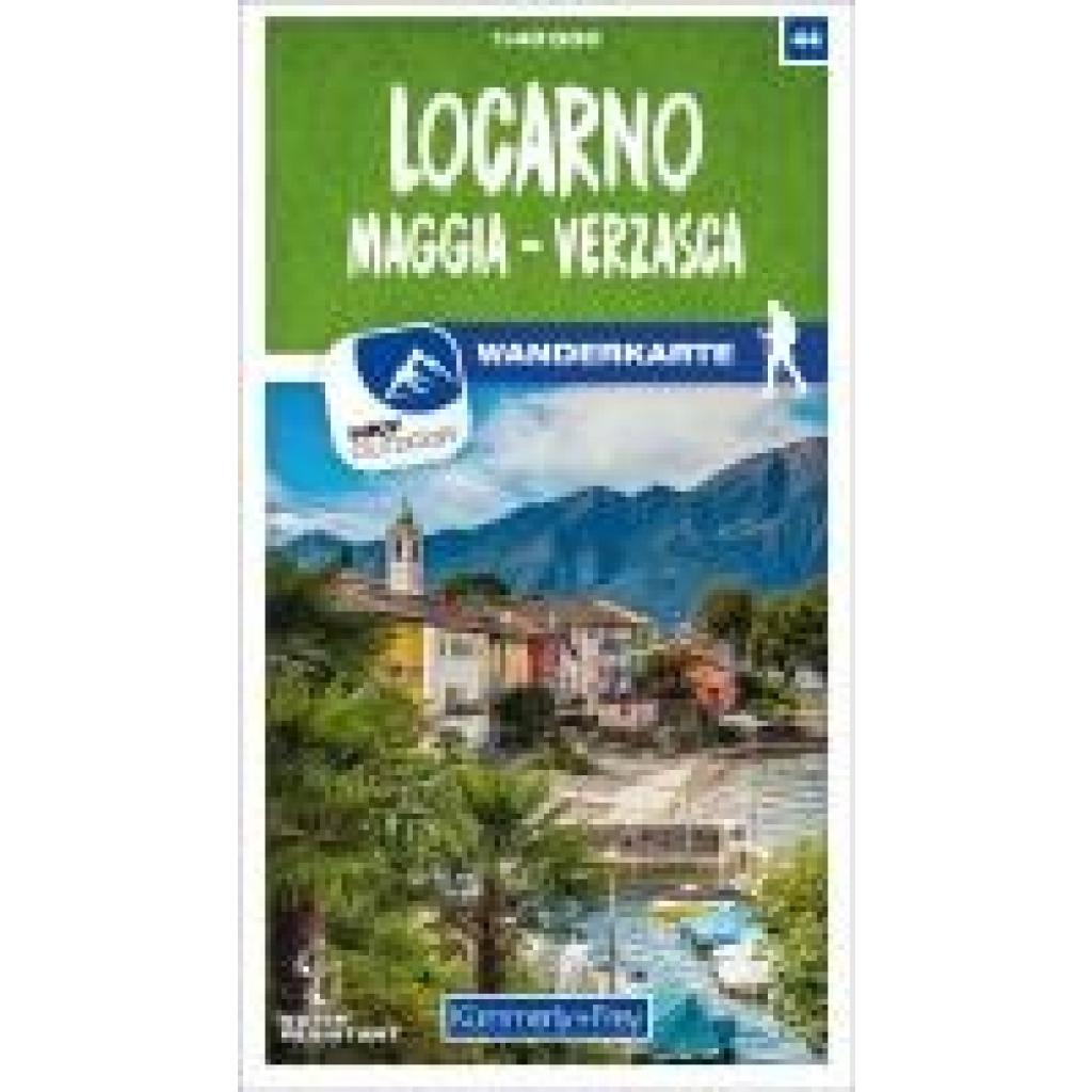 9783259023440 - Kümmerly+Frey Locarno   Maggia - Verzasca Wanderkarte Karte (im Sinne von Landkarte)