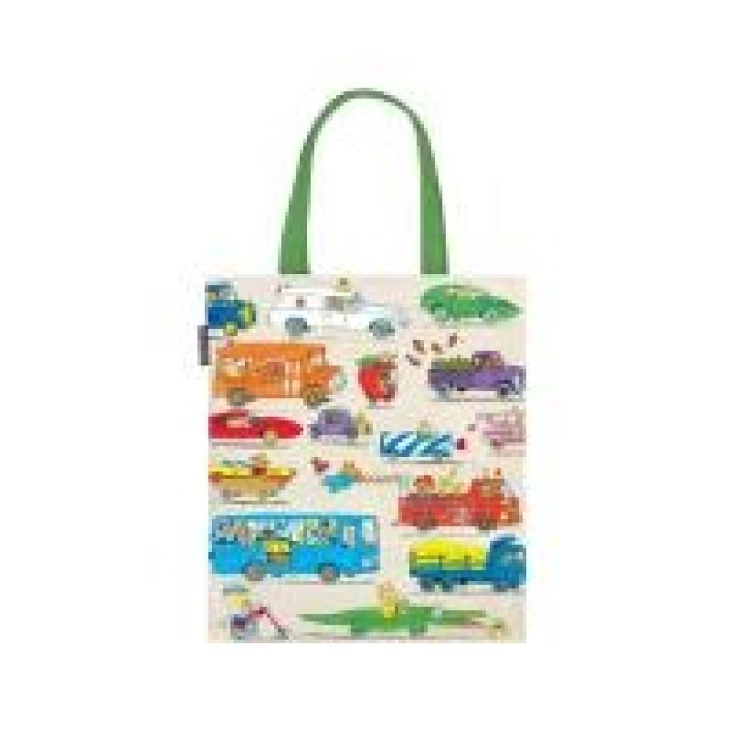 9780593749418 - Richard Scarry Cars and Trucks and Things That Go Tote Bag