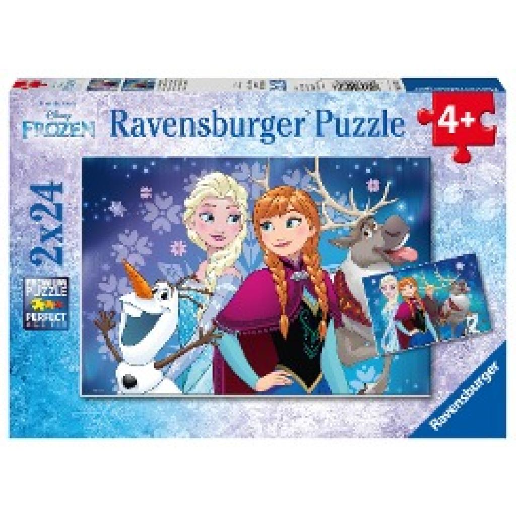 Disney Frozen Nordlichter. Puzzle 2 x 24 Teile