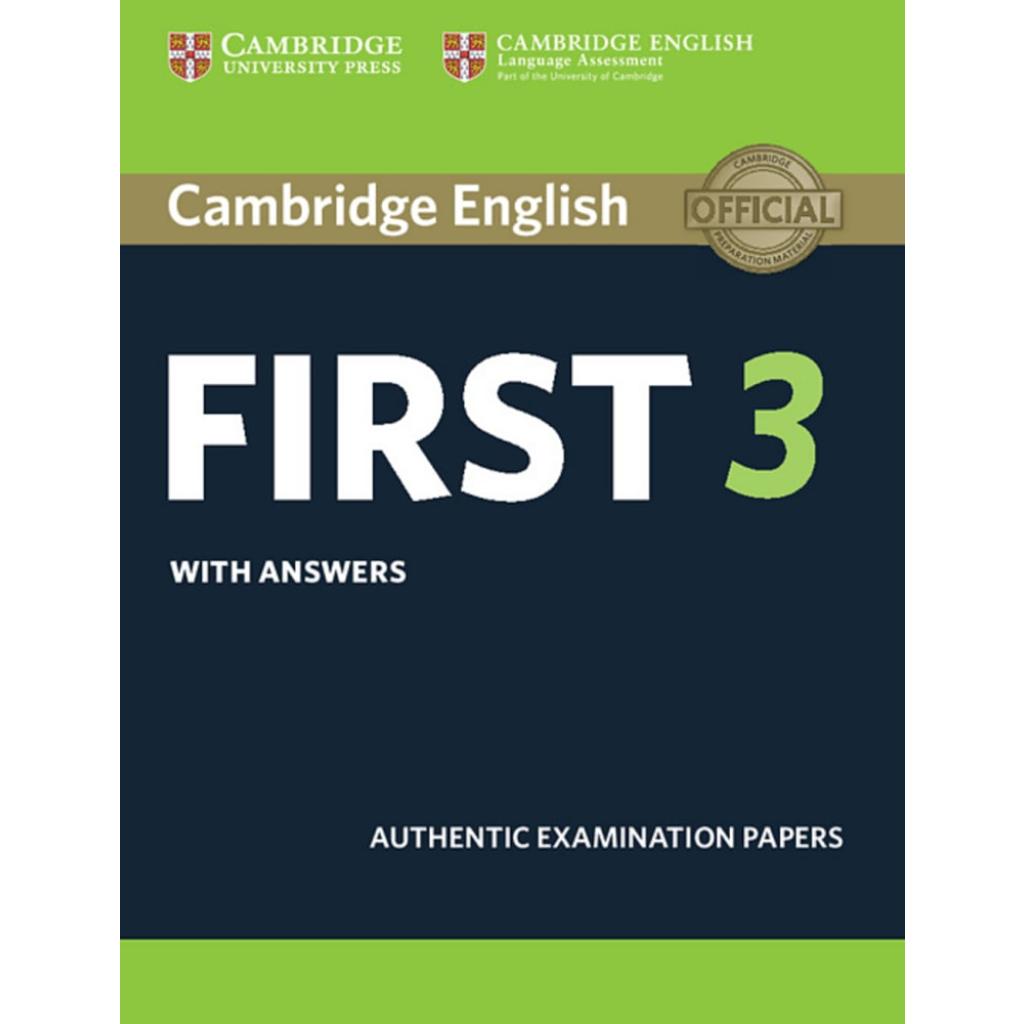 9783125352124 - Cambridge English First 3   Cambridge English First 3 - Students Book with answers Kartoniert (TB)