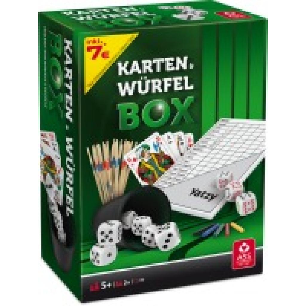 Würfel- und Kartenbox im Stülpkarton