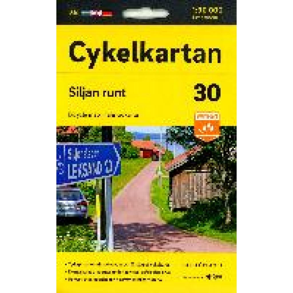 Cykelkartan Blad 30 Siljan runt 1:90000