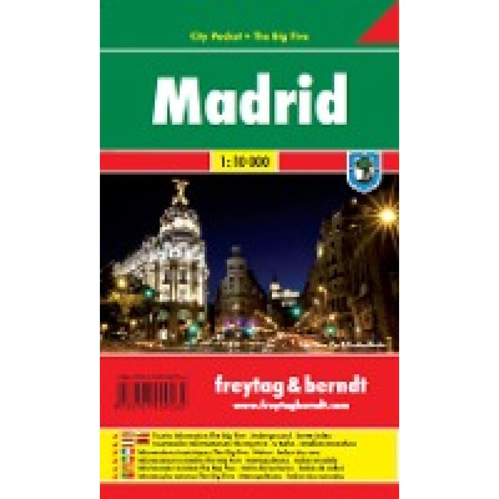 Madrid, Stadtplan 1:10.000, City Pocket + The Big Five