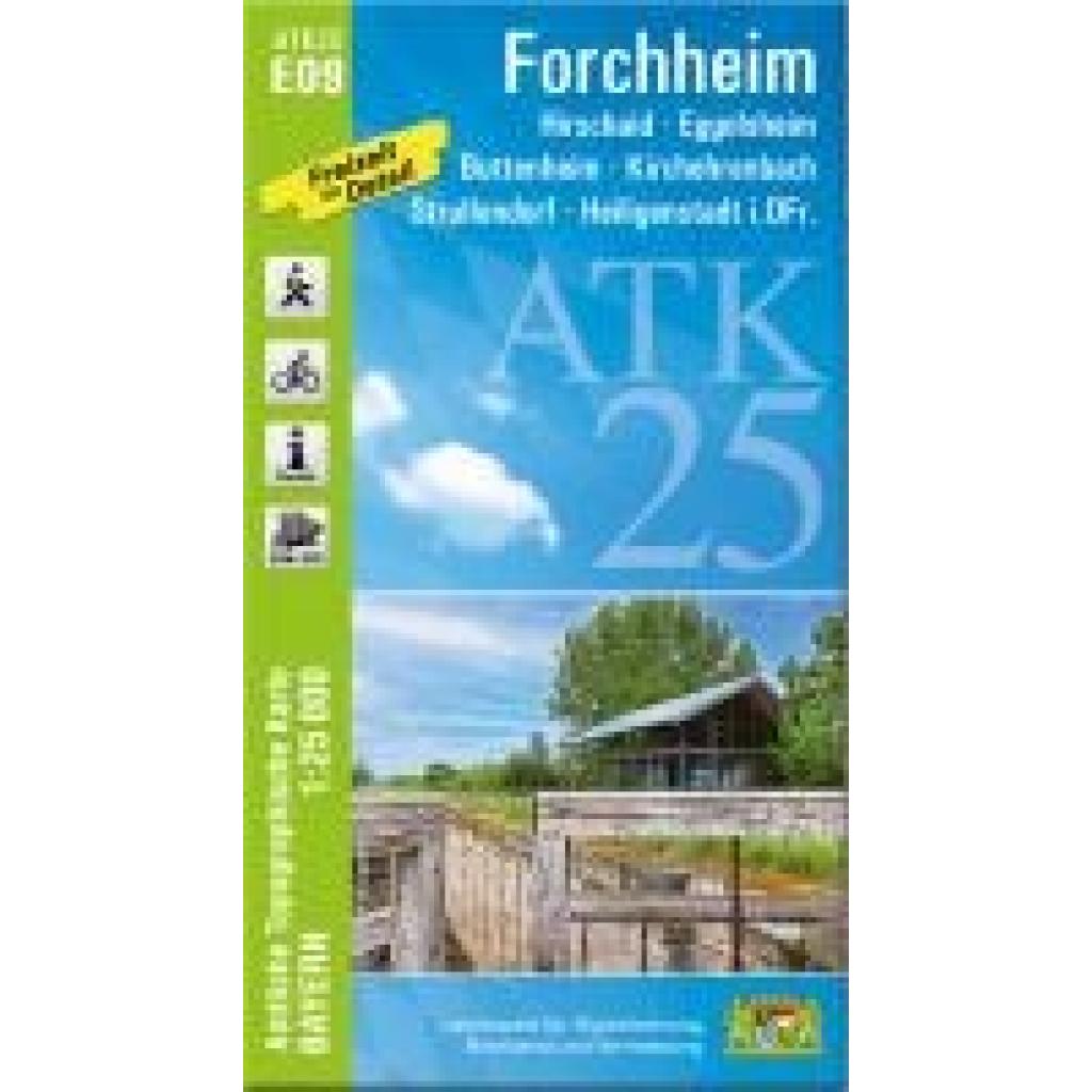 ATK25-E09 Forchheim (Amtliche Topographische Karte 1:25000)