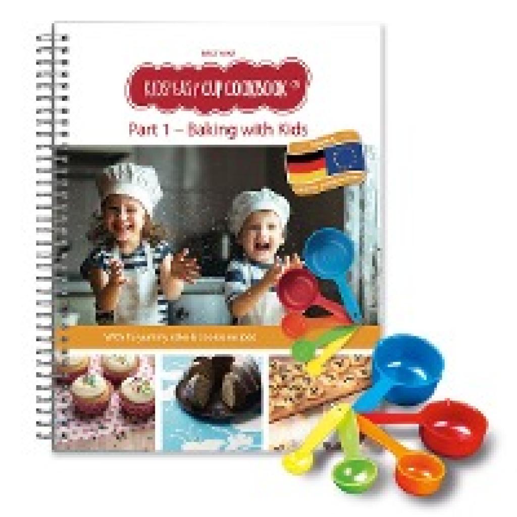 9783982015125 - Kids Easy Cup Cookbook Baking with Kids (Part 1) Baking box set incl 5 colorful measuring cups m 1 Buch m 5 Beila - Birgit Wenz Kartoniert (TB)