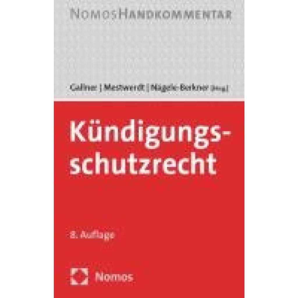 9783756008506 - Kündigungsschutzrecht 9783756008506 - Kündigungsschutzrecht