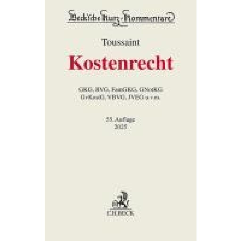 9783406826894 - Kostenrecht
