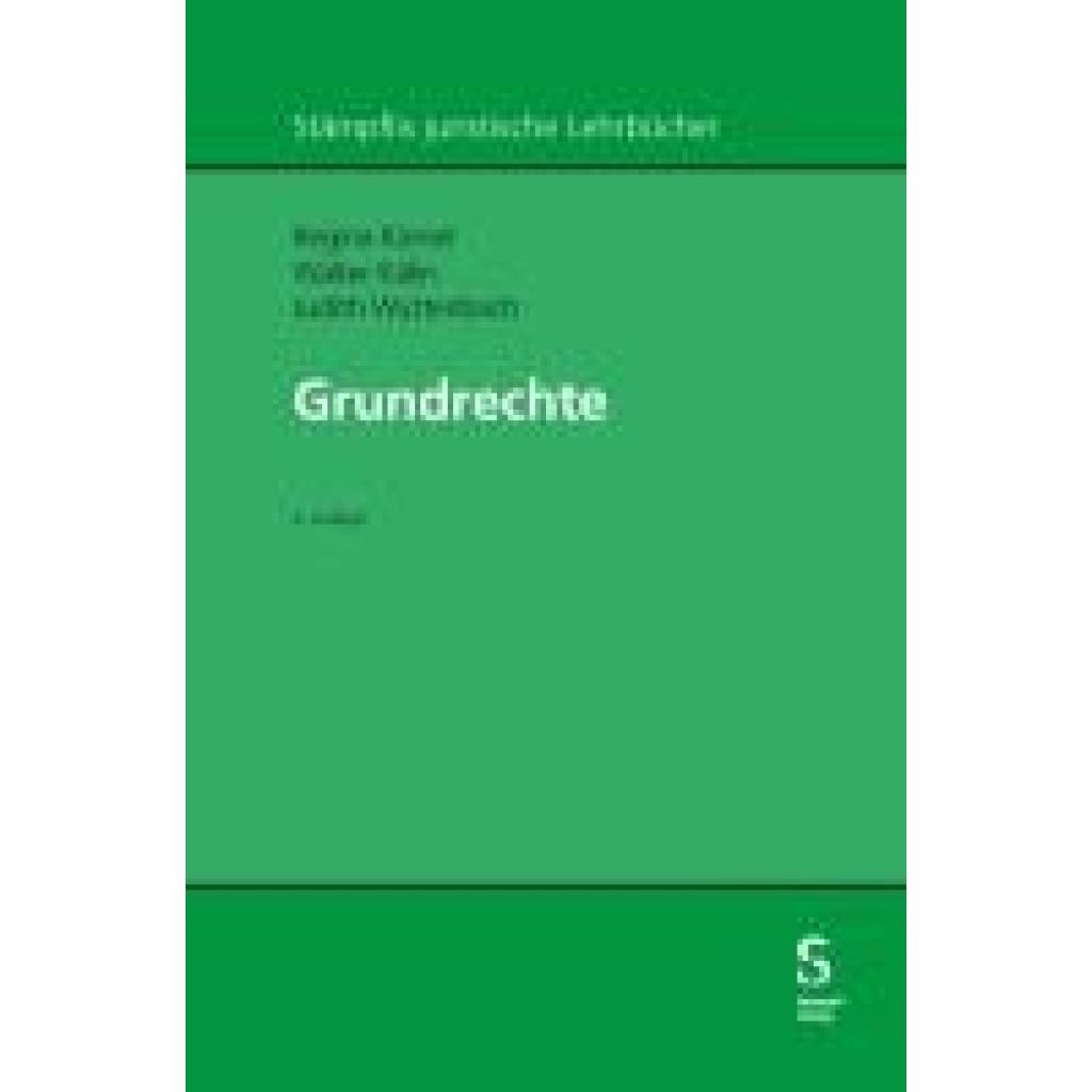 9783727281884 - Kiener Regina Grundrechte