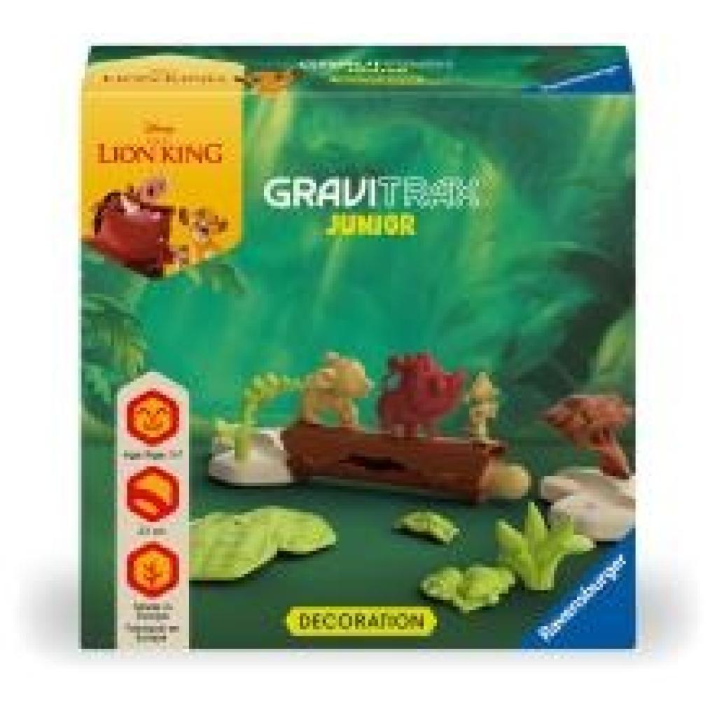 4005556238620 - Ravensburger 23862 GraviTrax Junior Extension Disney Lion King Murmelbahn für Kinder ab 3 Jahren mit Spielfiguren aus der König der Löwen-Welt 4005556238620 - Ravensburger 23862 GraviTrax Junior Extension Disney Lion King Murmelbahn für Kinder ab 3 Jahren mit Spielfiguren aus der König der Löwen-Welt