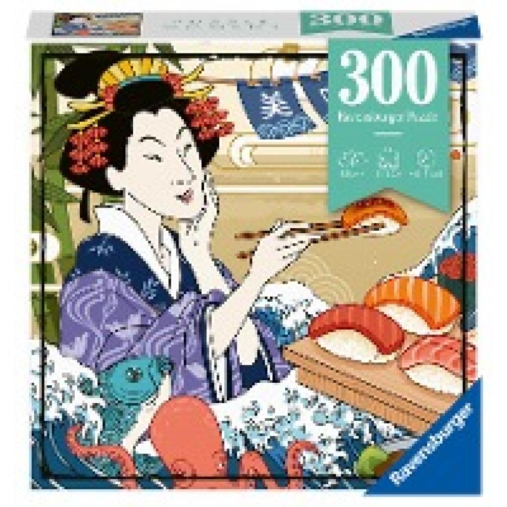 Ravensburger Puzzle Moment 17372 Sushi - 200 Teile Puzzle für Erwachsene und Kinder ab 8 Jahren