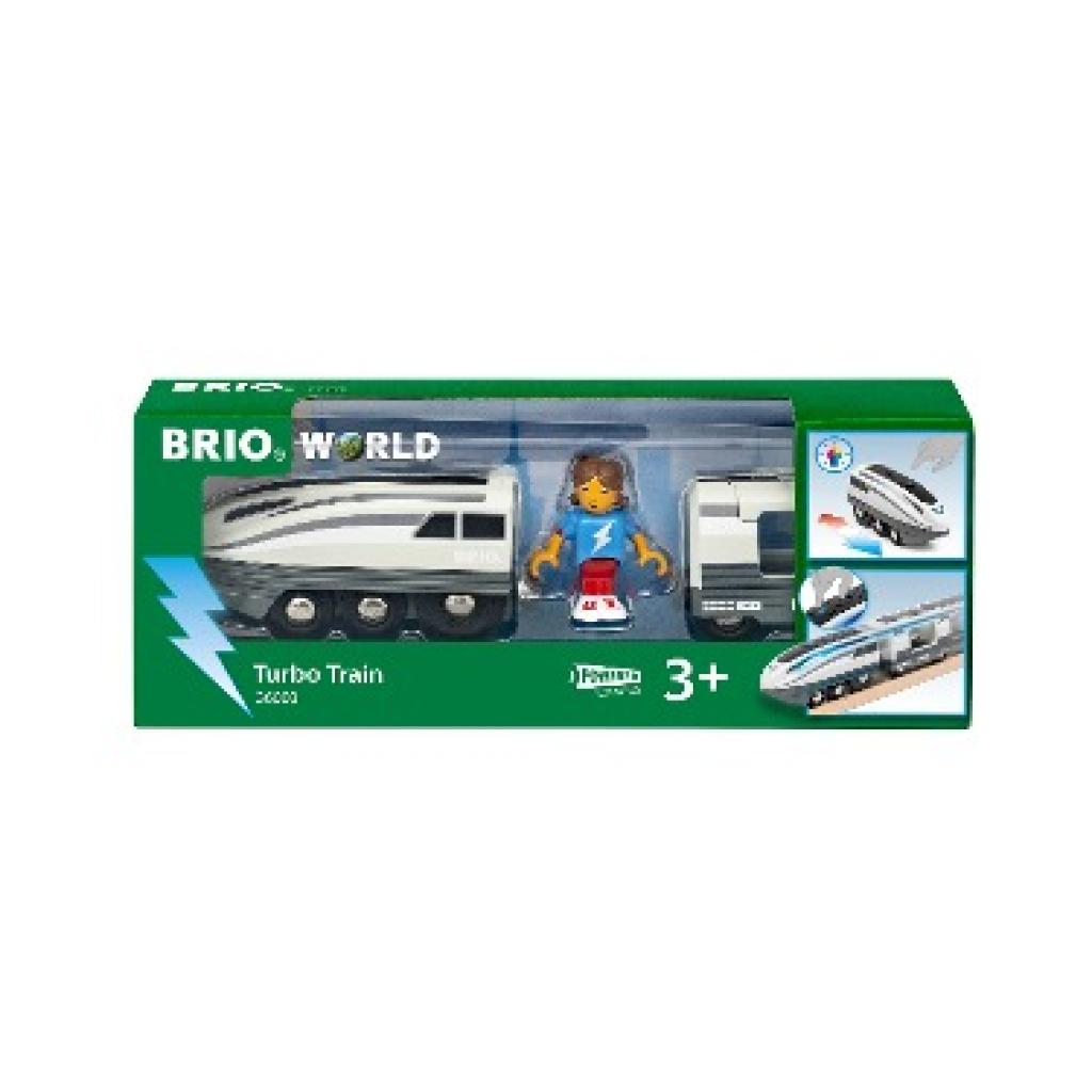 36003 BRIO Turbo-Zug - Batteriebetriebener Spielzeugzug für Kinder ab 3 Jahren