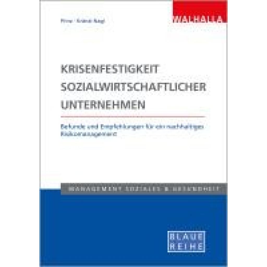 9783802954993 - Prinz Thomas Krisenfestigkeit sozialwirtschaftlicher Unternehmen 9783802954993 - Prinz Thomas Krisenfestigkeit sozialwirtschaftlicher Unternehmen