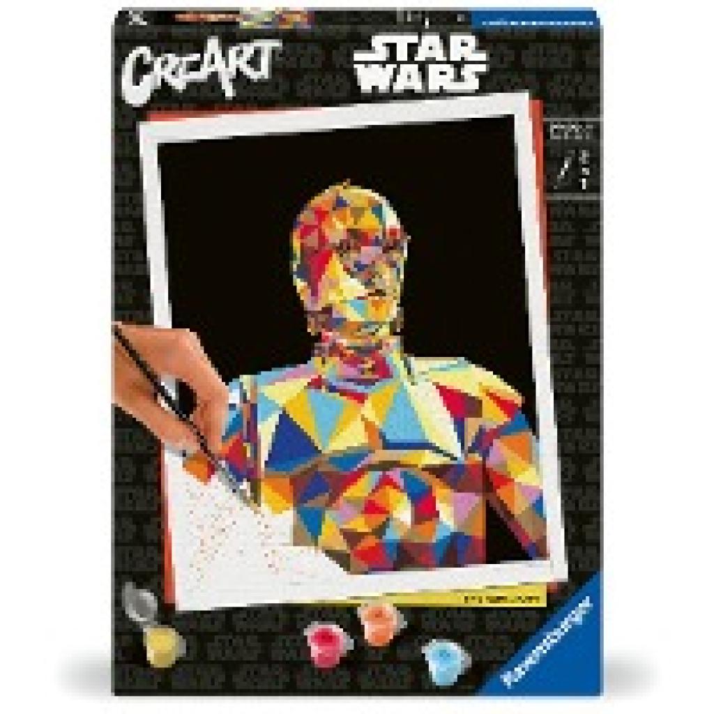 4005556238941 - Malen nach Zahlen RAVENSBURGER CreArt Star Wars - C-3PO bunt Malvorlagen KinderB24cm H30cm L30cm Made in Europe B24cm H30cm L30cm 4005556238941 - Malen nach Zahlen RAVENSBURGER CreArt Star Wars - C-3PO bunt Malvorlagen KinderB24cm H30cm L30cm Made in Europe B24cm H30cm L30cm