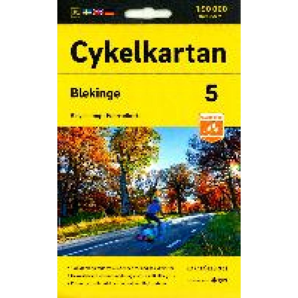 Cykelkartan Blad 5 Blekinge 1:90000