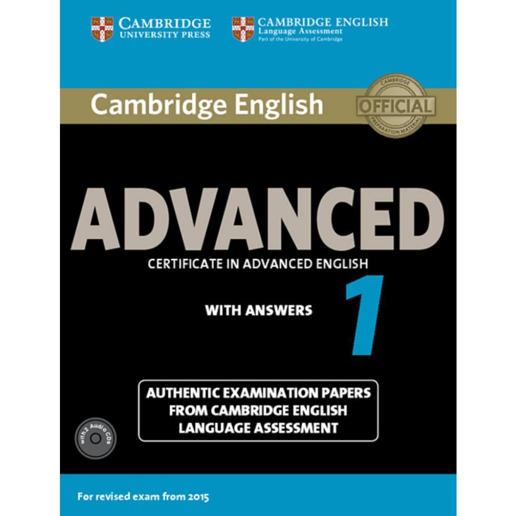 9783125352933 - Cambridge English Advanced 1 for updated exam 2015 Students Book Pack with answers and 2 Audio-CDs Kartoniert (TB)