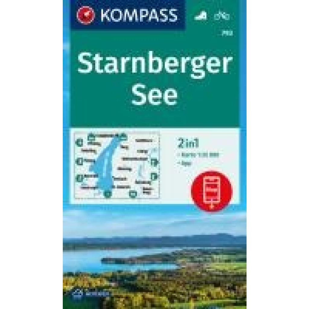 9783991542292 - KOMPASS Wanderkarte 793 Starnberger See 125000