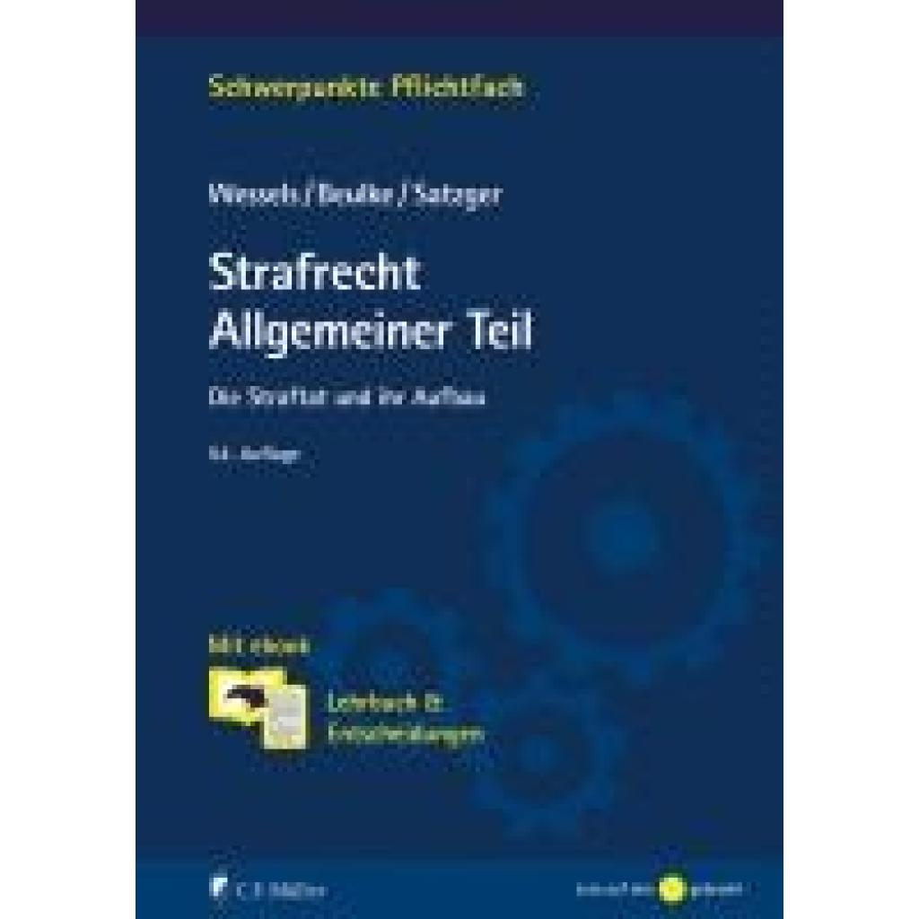 9783811462038 - Wessels Johannes Strafrecht Allgemeiner Teil