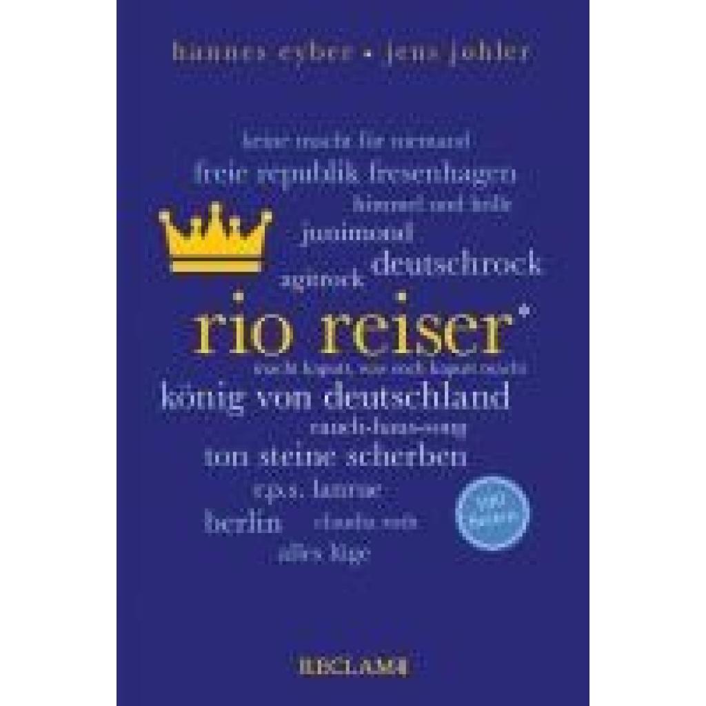 9783150207154 - Eyber Hannes Rio Reiser 100 Seiten