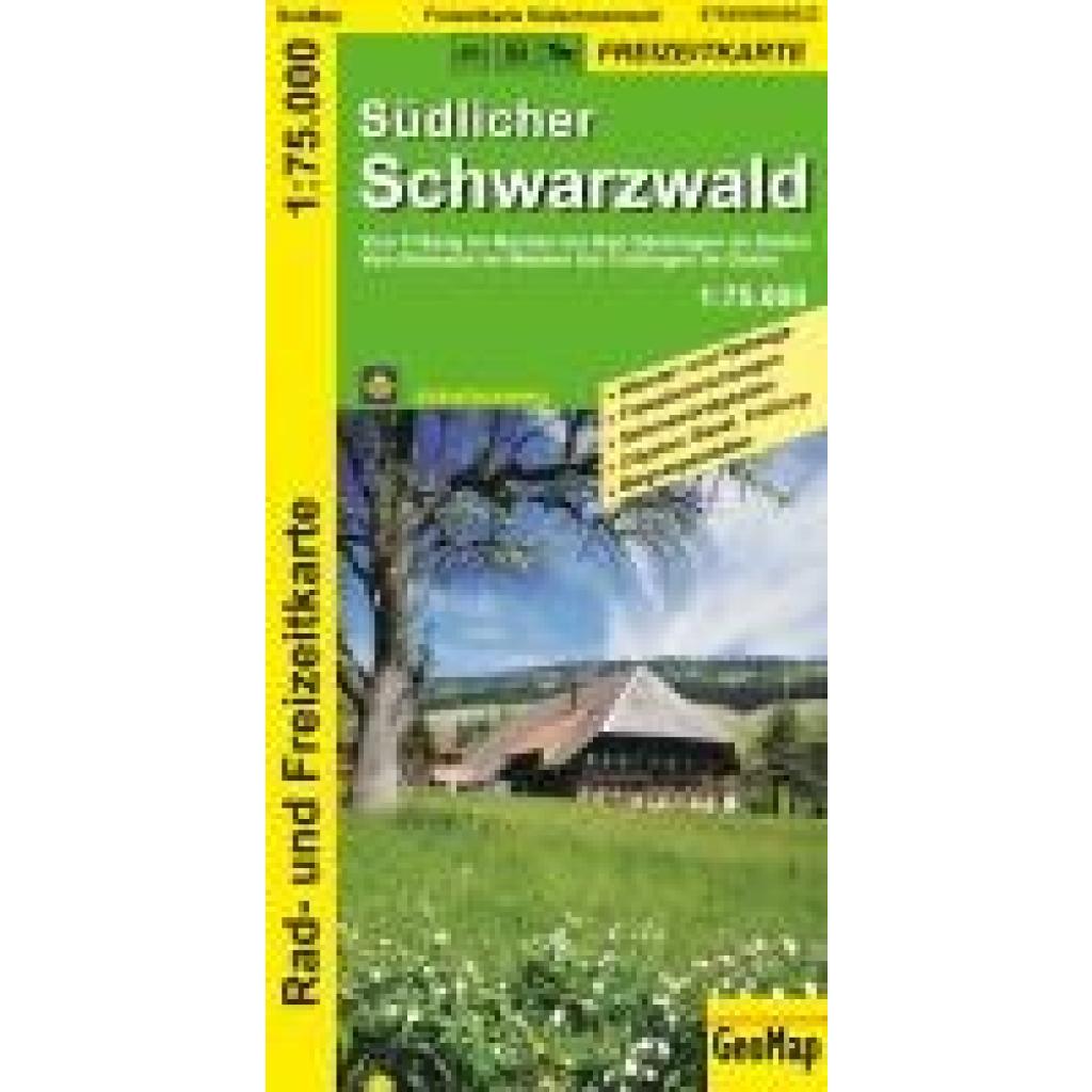 9783959650533 - Südlicher Schwarzwald - Rad- und Freizeitkarte