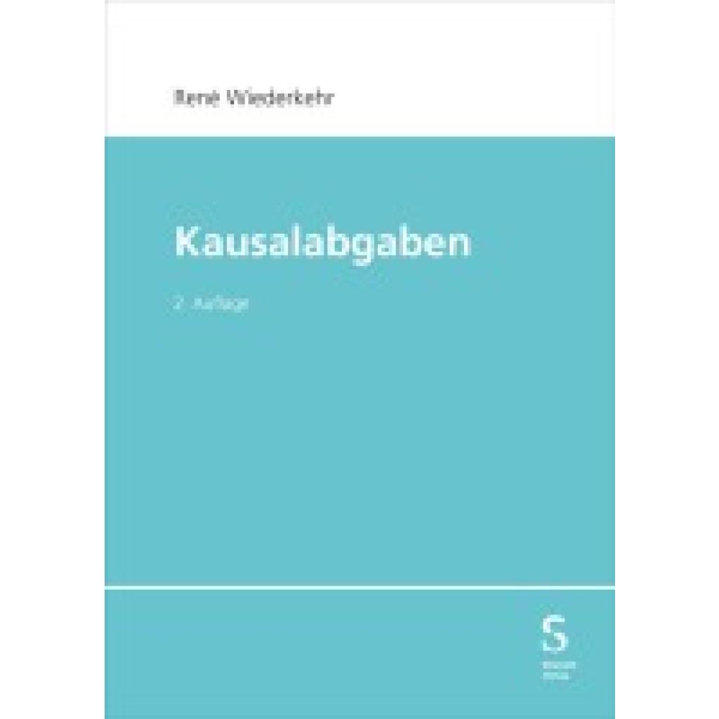 9783727263477 - Wiederkehr René Kausalabgaben