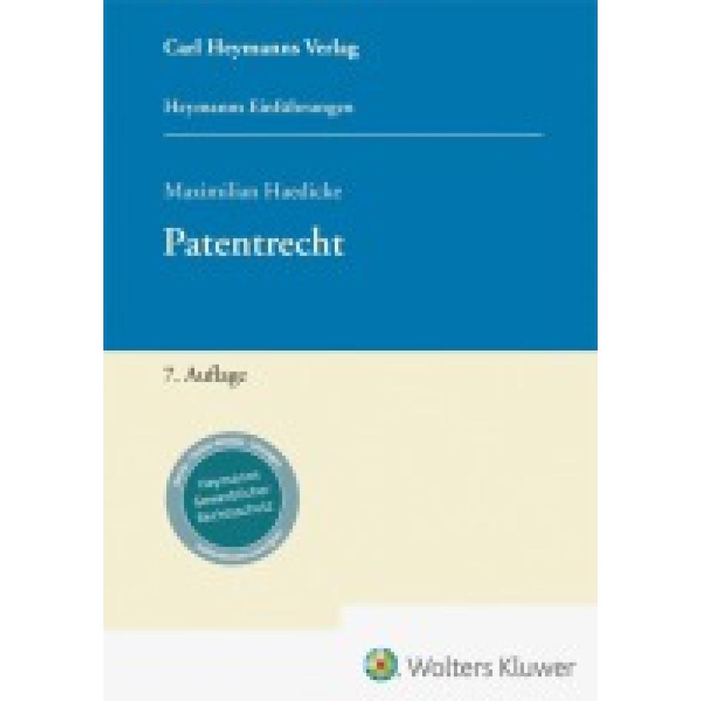 9783452304803 - Haedicke Maximilian Patentrecht 9783452304803 - Haedicke Maximilian Patentrecht