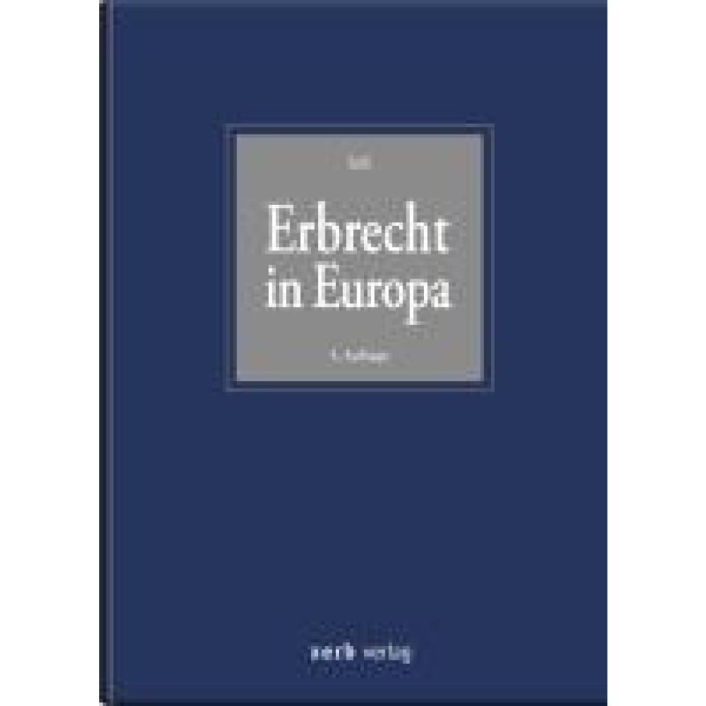 9783956611506 - Erbrecht in Europa 9783956611506 - Erbrecht in Europa