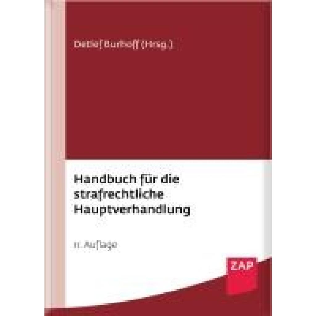 9783750800342 - Hirsch Annika Handbuch für die strafrechtliche Hauptverhandlung 9783750800342 - Hirsch Annika Handbuch für die strafrechtliche Hauptverhandlung