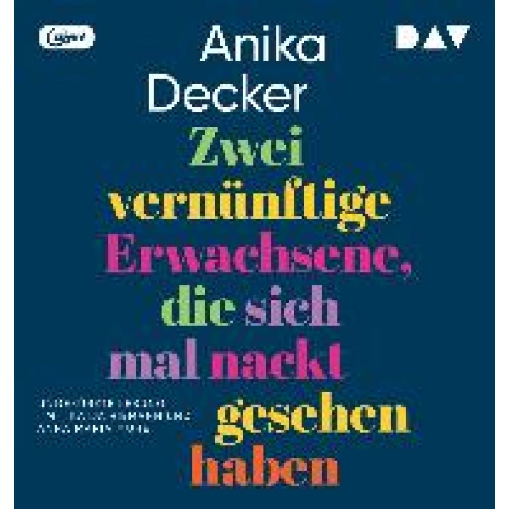 9783742432896 - Decker Anika Zwei vernünftige Erwachsene die sich mal nackt gesehen haben 9783742432896 - Decker Anika Zwei vernünftige Erwachsene die sich mal nackt gesehen haben