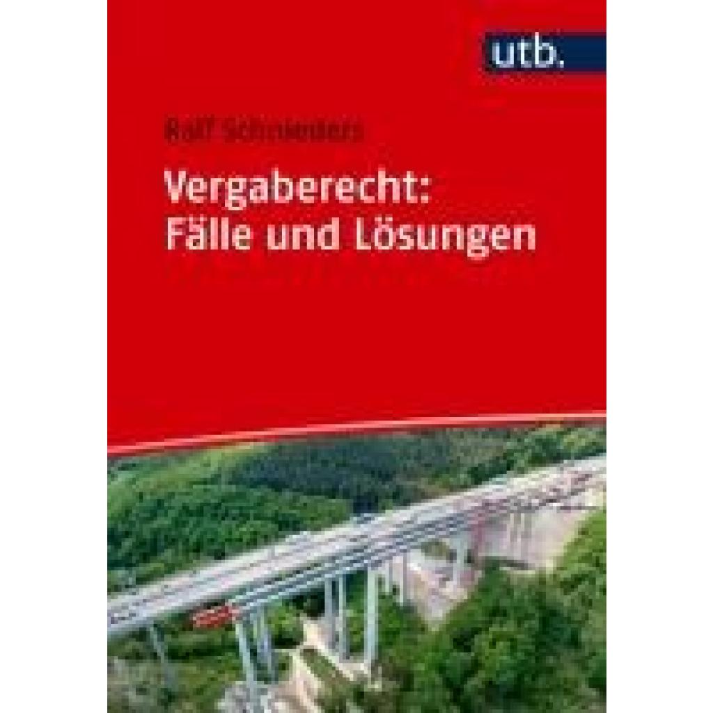 9783825262952 - Schnieders Ralf Vergaberecht Fälle und Lösungen