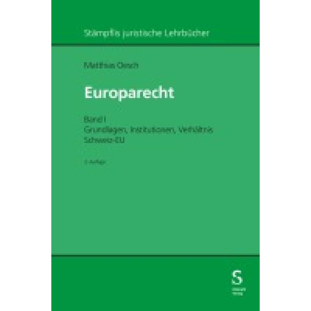 9783727239779 - Oesch Matthias Europarecht