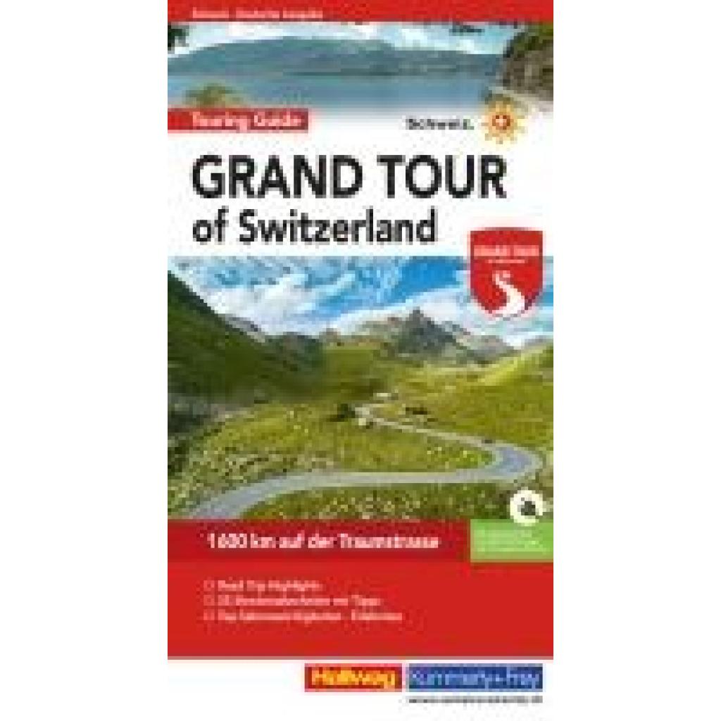 9783828308336 - Baumgartner Roland Hallwag Reiseführer Grand Tour of Switzerland Touring Guide deutsche Ausgabe