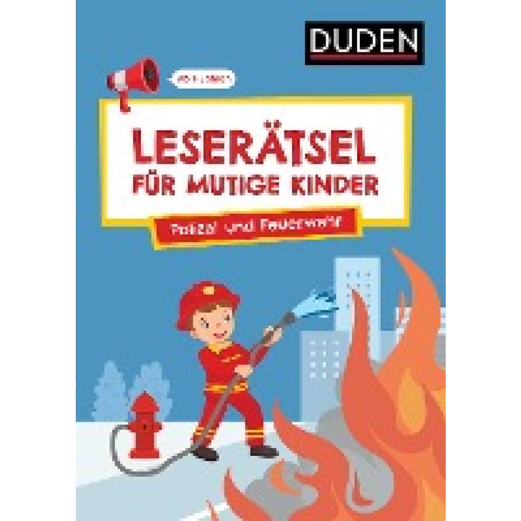 9783411780600 - Eck Janine Leserätsel für mutige Kinder - Polizei und Feuerwehr -  Ab 6 Jahren