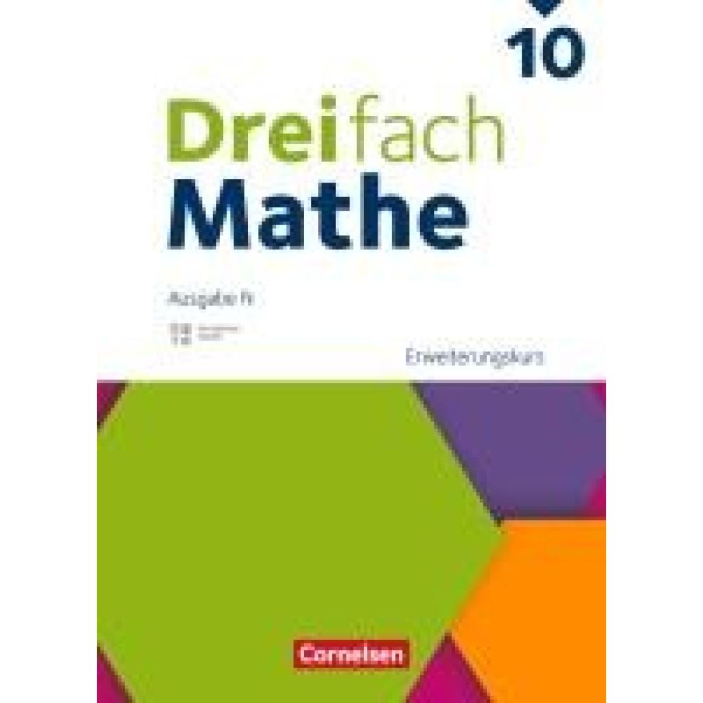 9783060436750 - Dreifach Mathe 10 Schuljahr - Ausgabe N - Erweiterungskurs - Schulbuch mit digitalen Hilfen Erklärfilmen und Wortvertonungen