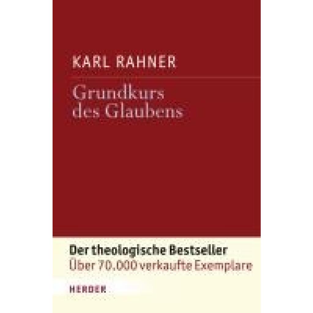 9783451288227 - Grundkurs des Glaubens - Karl Rahner Kartoniert (TB)