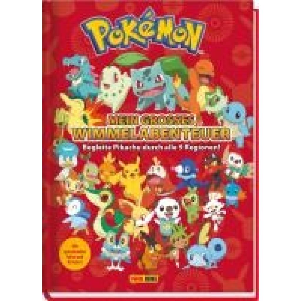 9783833245213 - Panini Pokémon Mein großes Wimmelabenteuer Begleite Pikachu durch alle 9 Regionen
