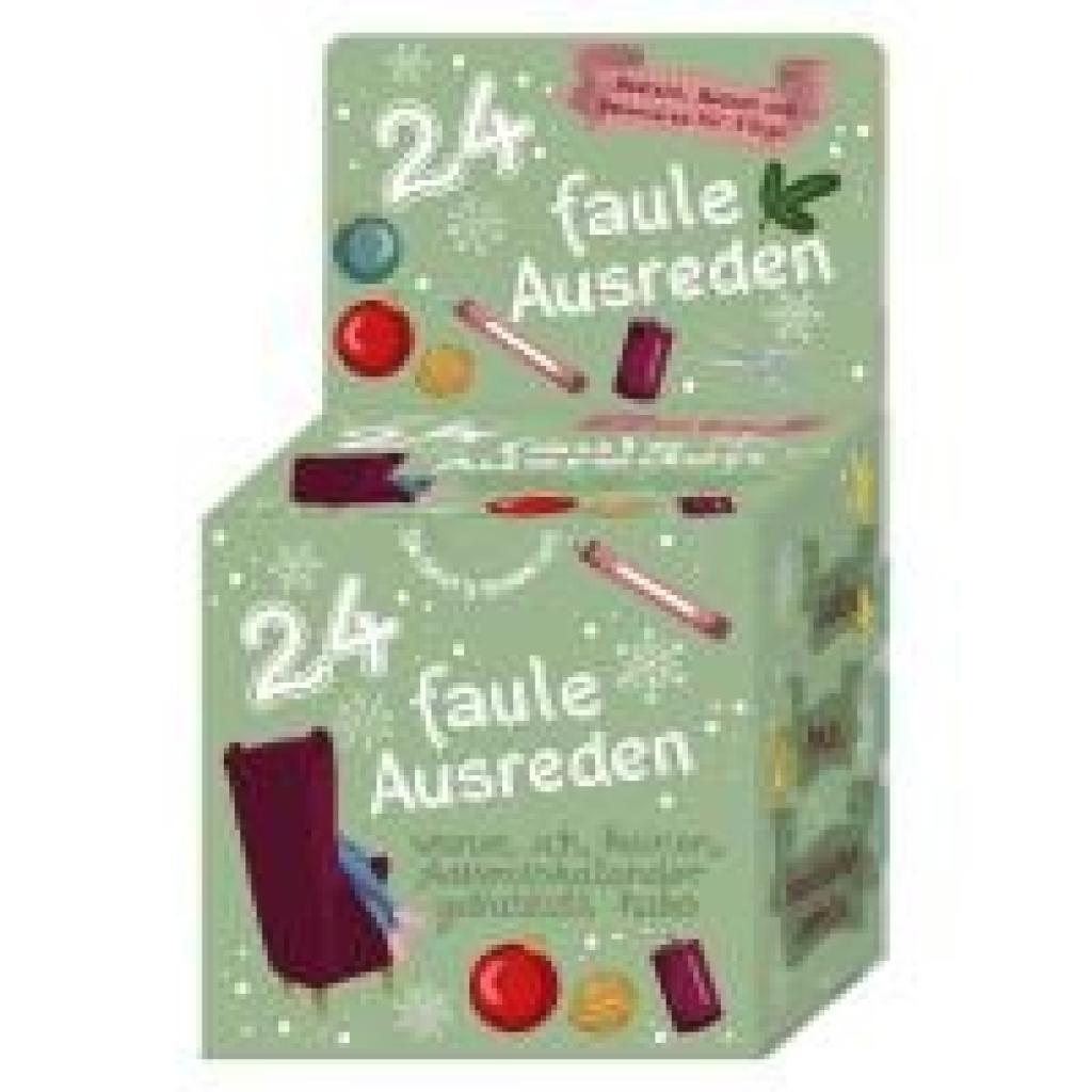 9783963473807 - Köller Peter Adventskalender-Box 24 faule Ausreden warum ich keinen Adventskalender gebastelt habe