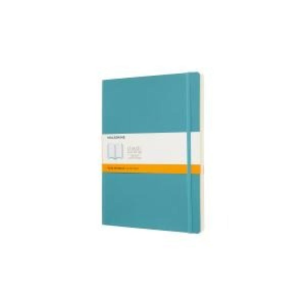 8058341715543 - Moleskine Reef Blue Notebook Extra Large Ruled Soft - Moleskine Kartoniert (TB) 8058341715543 - Moleskine Reef Blue Notebook Extra Large Ruled Soft - Moleskine Kartoniert (TB)