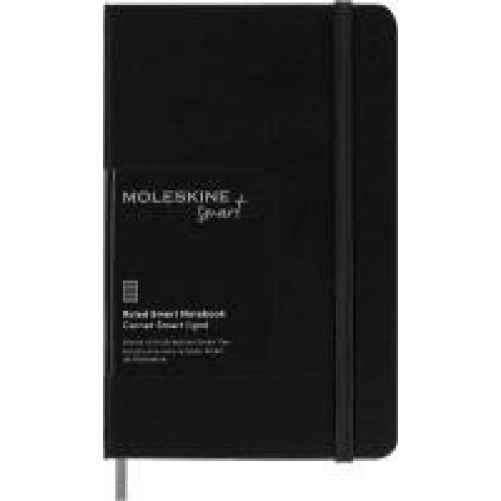 8056598853315 - Moleskine Smart Notebook Pocket Ruled Black Hard Cover (35 x 55)