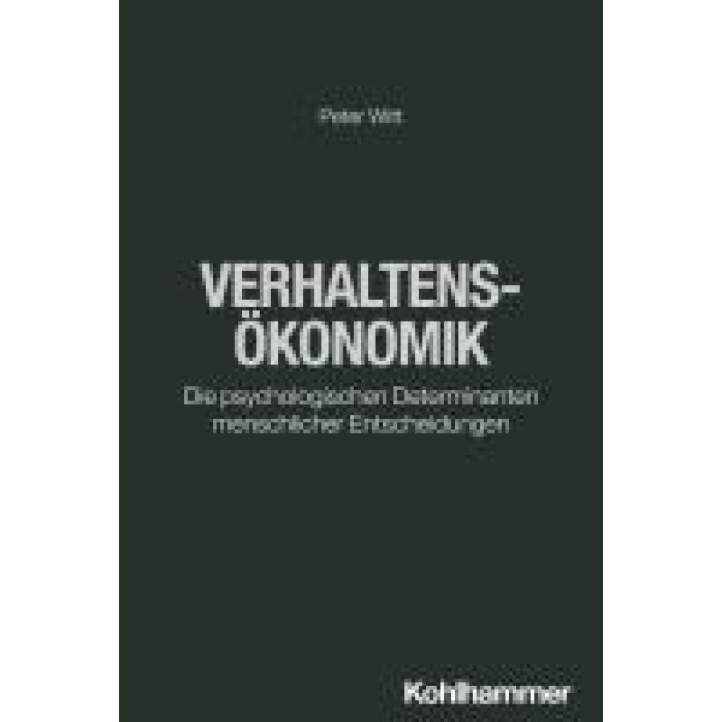 9783170445451 - Witt Peter Verhaltensökonomik