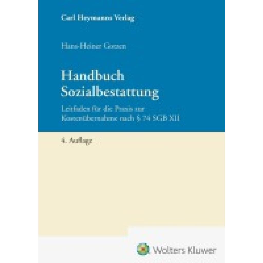 9783452304513 - Gotzen Hans-Heiner Handbuch Sozialbestattung
