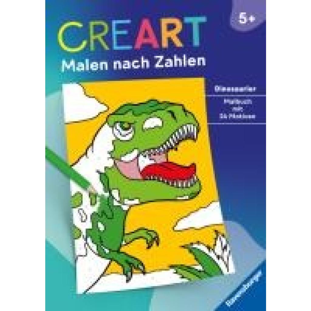 9783473489091 - Ravensburger CreArt Malen nach Zahlen ab 5 Dinosaurier - 24 Motive 9783473489091 - Ravensburger CreArt Malen nach Zahlen ab 5 Dinosaurier - 24 Motive