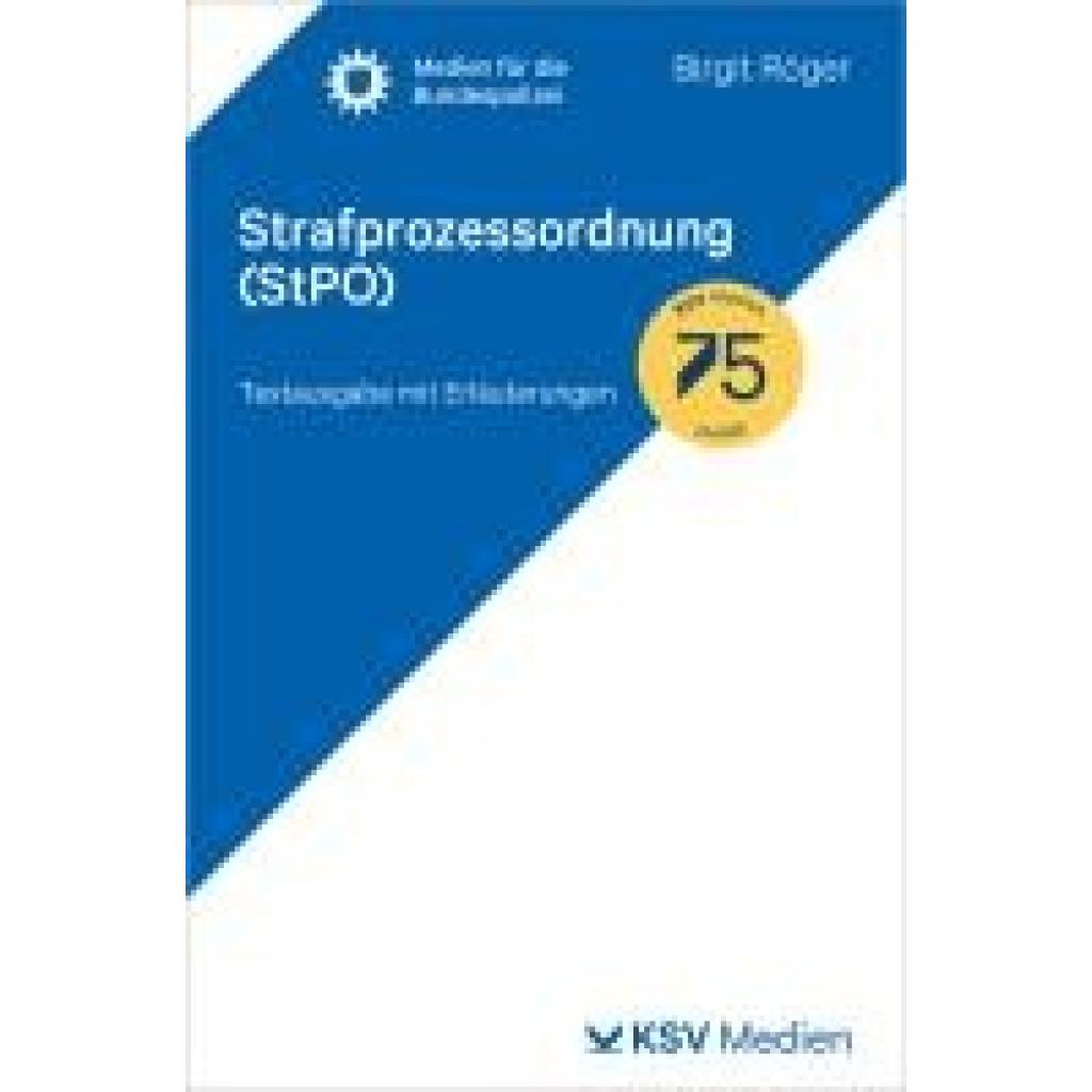 9783829319805 - Röger Birgit Strafprozessordnung - StPO und Nebengesetze 9783829319805 - Röger Birgit Strafprozessordnung - StPO und Nebengesetze