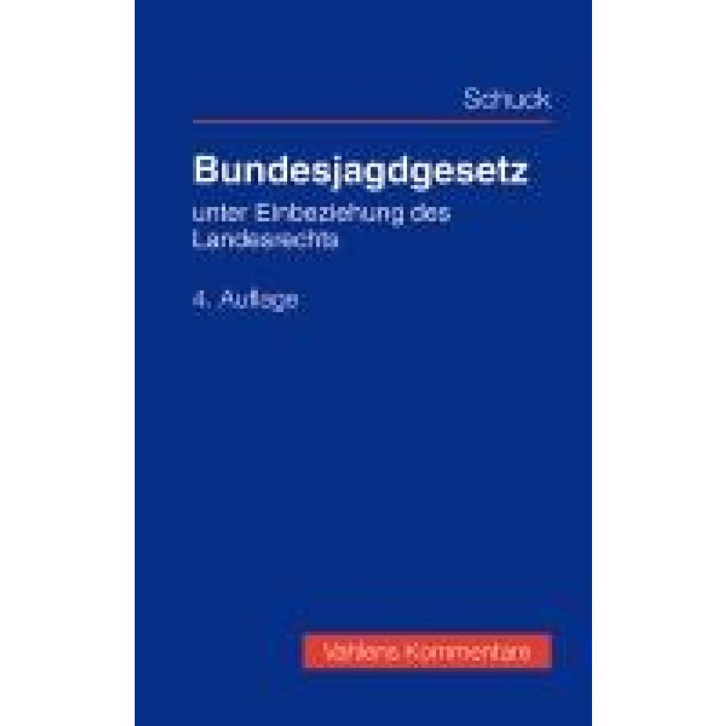 9783800672134 - Bundesjagdgesetz