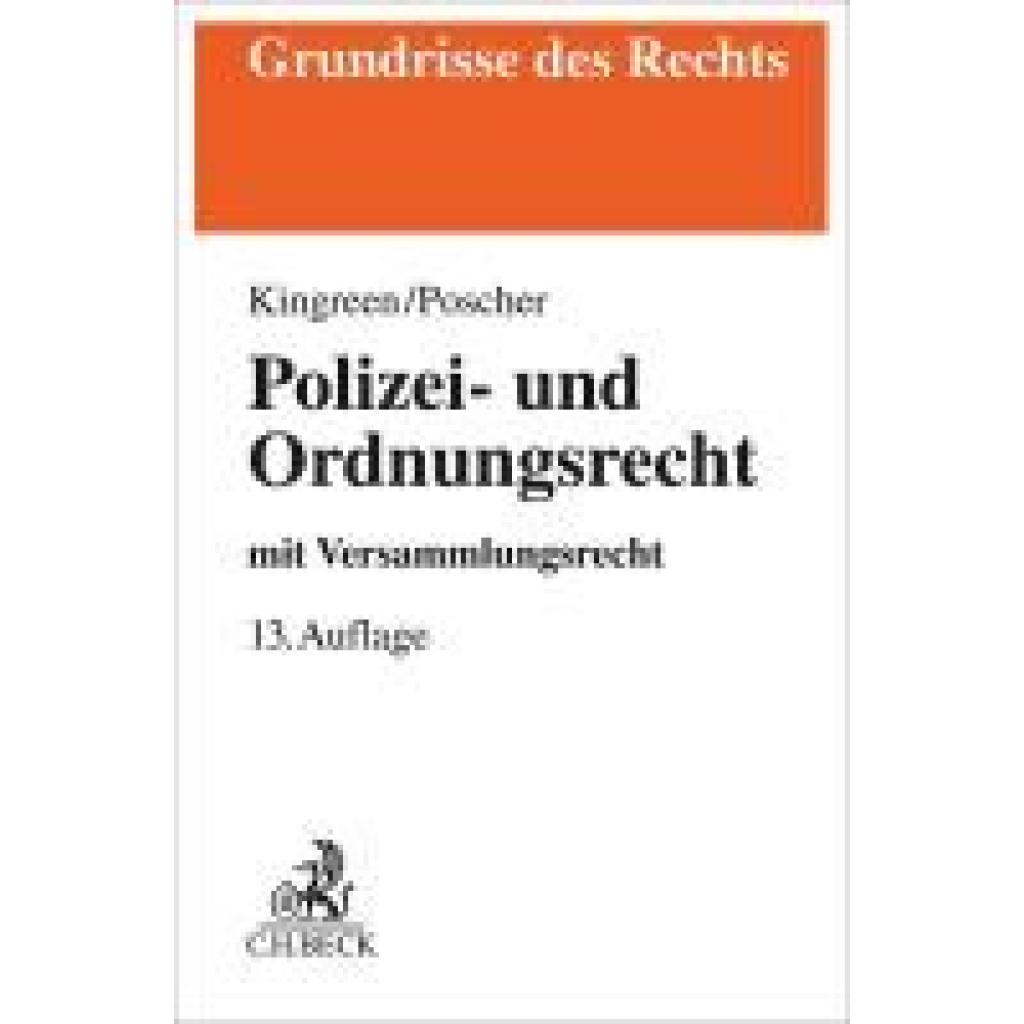 9783406819896 - Kingreen Thorsten Polizei- und Ordnungsrecht 9783406819896 - Kingreen Thorsten Polizei- und Ordnungsrecht