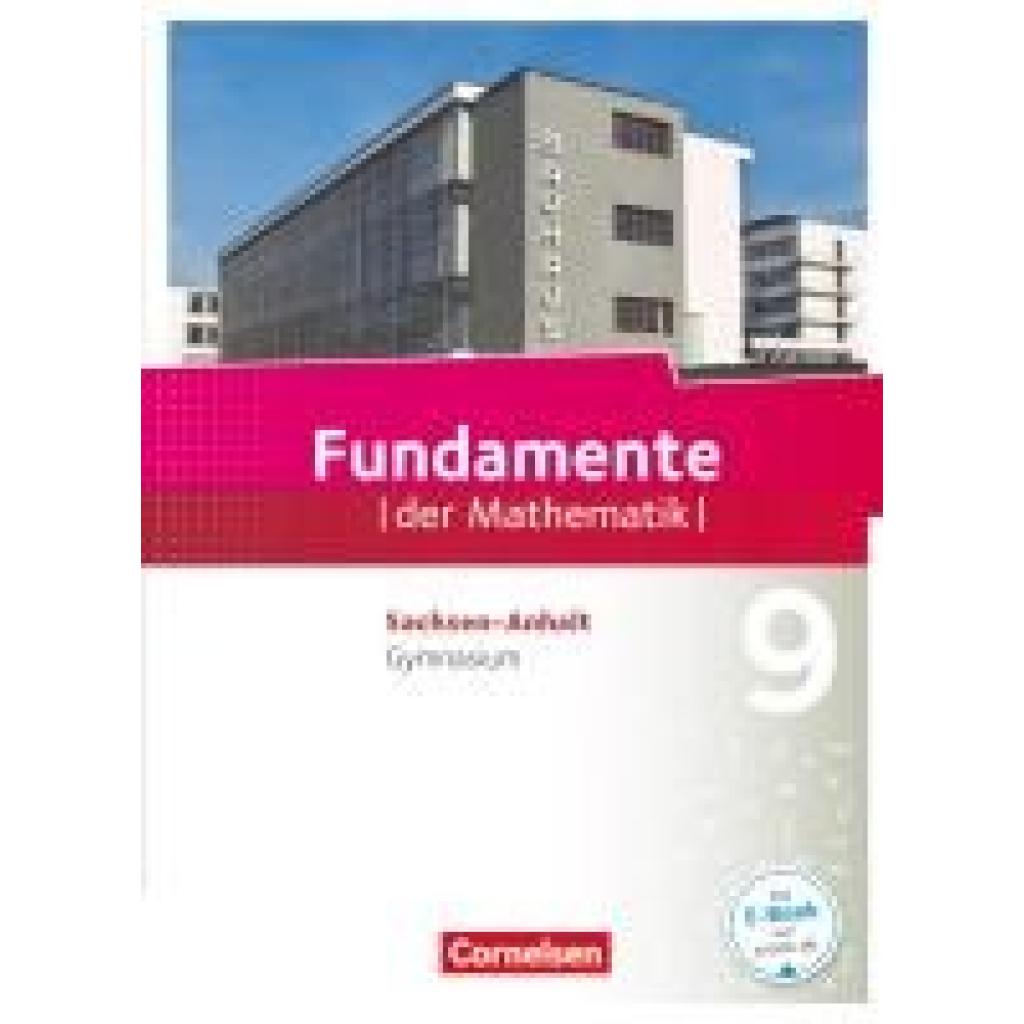 9783060091904 - Fundamente der Mathematik - Sachsen-Anhalt ab 2015 - 9 Schuljahr - Lothar Flade Hubert Langlotz Wolfram Eid Andreas Pallack Gebunden