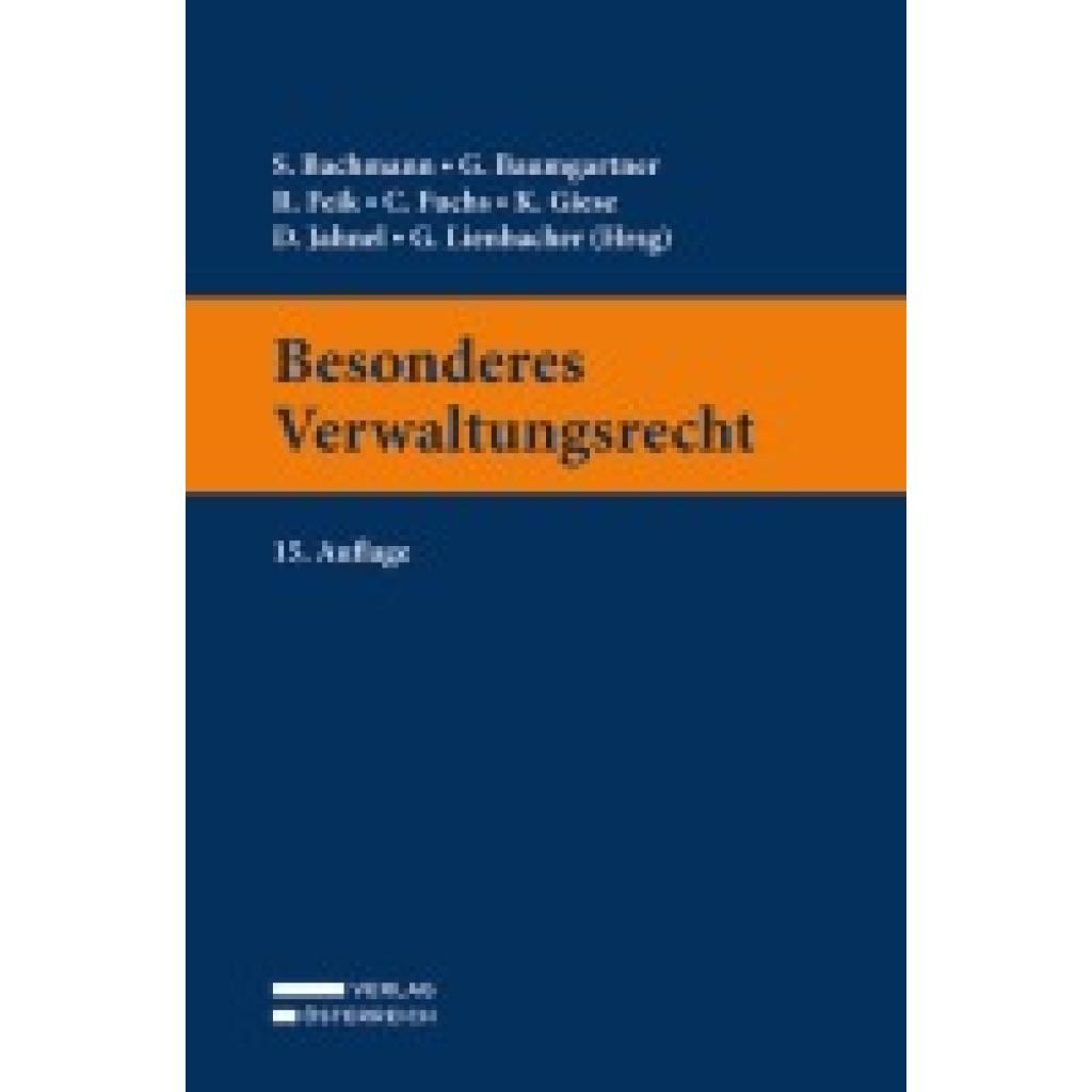 9783704695154 - Besonderes Verwaltungsrecht 9783704695154 - Besonderes Verwaltungsrecht