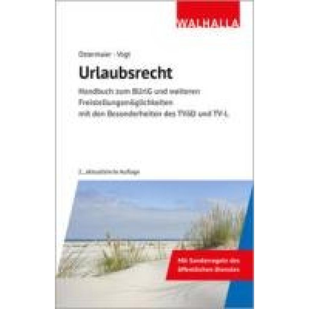 9783802916144 - Urlaubsrecht - Christian Ostermaier Sylvia Vogt Gebunden